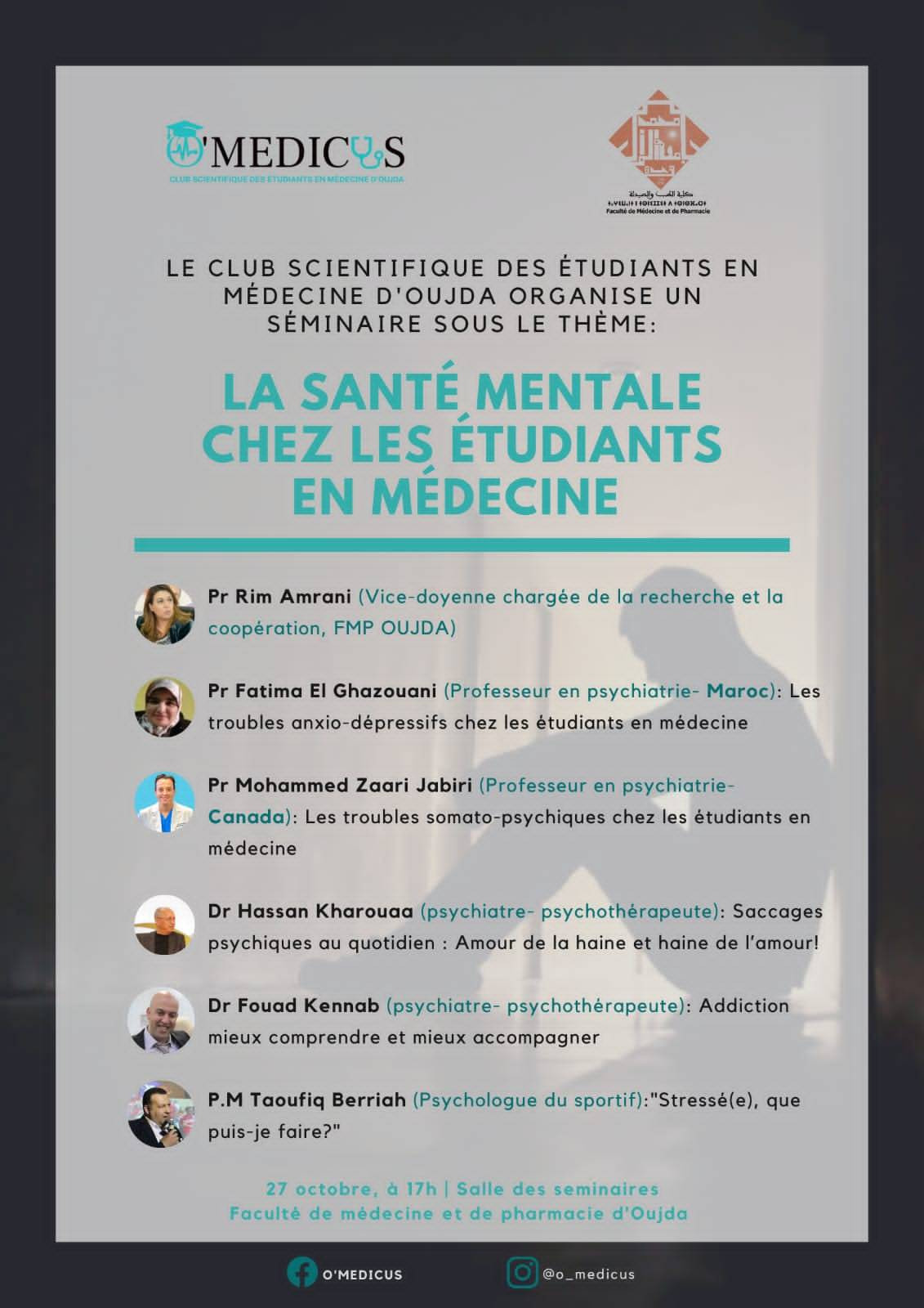 O'MEDICUS: La santé mentale chez les étudiants en médecine