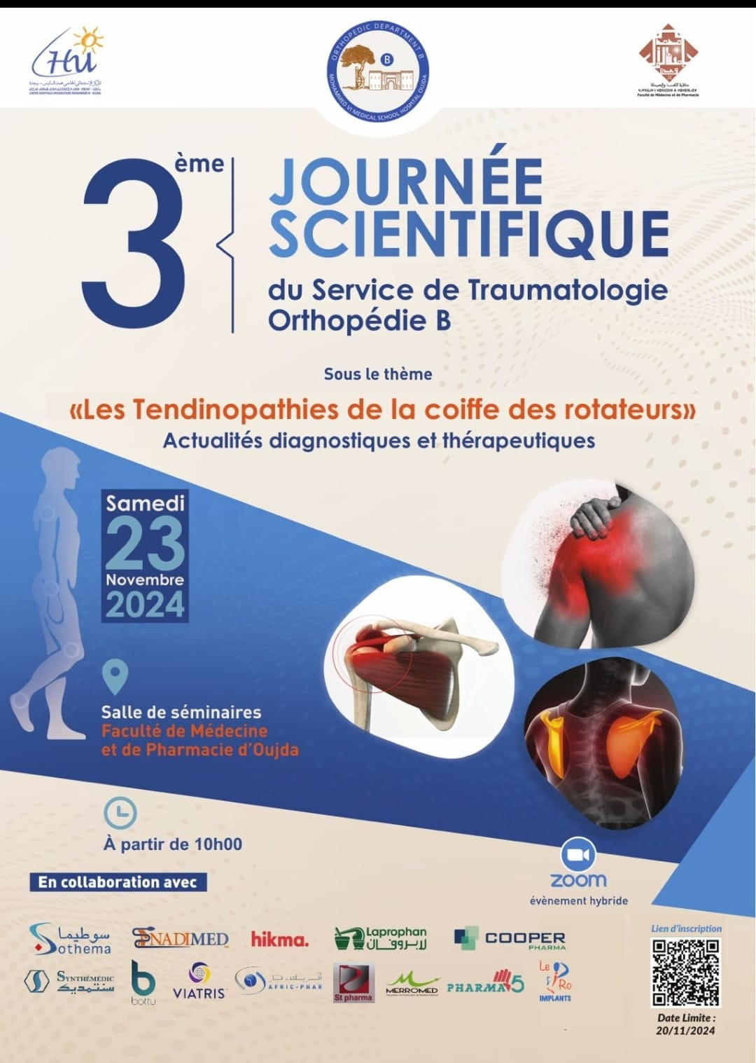 3ème Journée Scientifique du Service de Traumatologie Orthopédie B